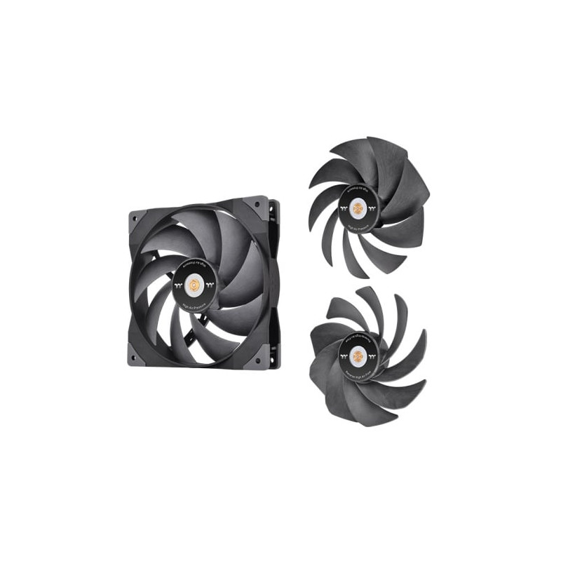 Ventola 140x140 thermaltake swafan gt14 per pc nero [cl-f157-pl14bl-a]