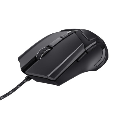 Mouse da gioco trust basics cablato ottico dx 4800dpi nero [24749]