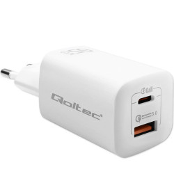 Alimentatore da rete qoltec 50765 per dispositivi mobili 1x usb-c