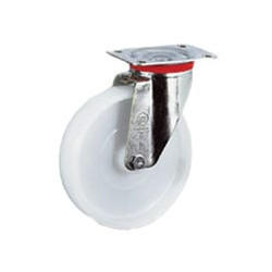 Ruota poliammide piastra girevole 100x85 / 125x40