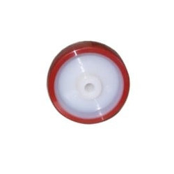Ruota poliuretano f15 mm 125x35