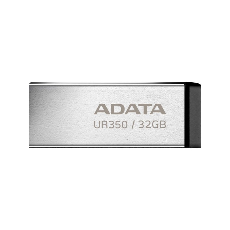 Pen drive 32gb adata ur350 usb3.2 5gbps nichel/nero [sgada3g32ur350b]