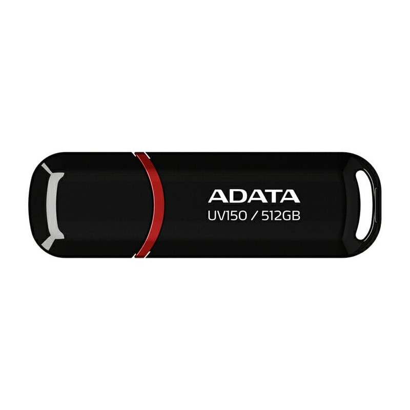 Pen drive 512gb adata uv150 usb3.2 5gbps nero [sgada3512uv150b]