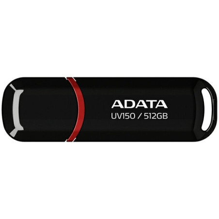 Pen drive 512gb adata uv150 usb3.2 5gbps nero [sgada3512uv150b]