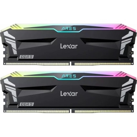 Ram udimm ddr5 32gb lexar ares rgb gaming 2x16gb 7200mhz cl34 nero