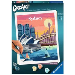 Giochi creativi pittura ravensburger creart sydney colorata multicolore