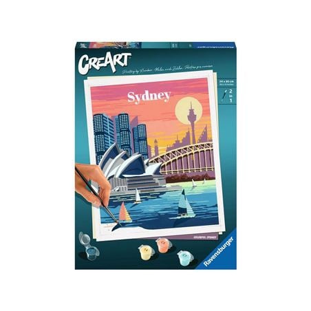 Giochi creativi pittura ravensburger creart sydney colorata multicolore