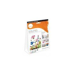 Set di attivitÃ  daler rowney semplicemente fiori acrilici [d126500112]
