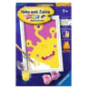 Giochi creativi pittura ravensburger malen nach zahlen gelbes monster