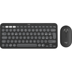 Tastiera e mouse logitech pebble 2 combo grafite [920-012221]