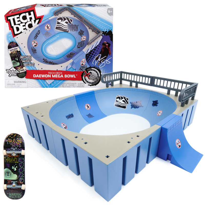 Giocattolo spinmaster tech deck mega bowl con tastiera [6066909]