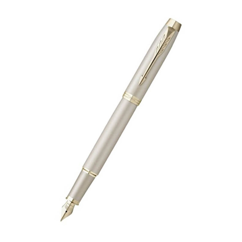 Penna stilografica parker media monocromatica 82g champagne [2172954]