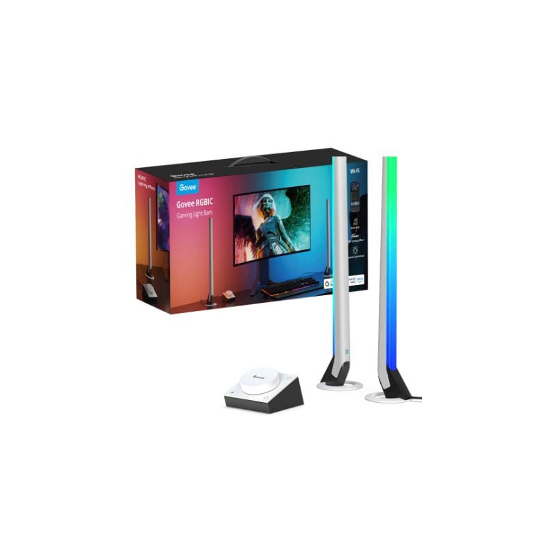 Barre luminose govee h6047 per gaming led rgbic wi-fi classe