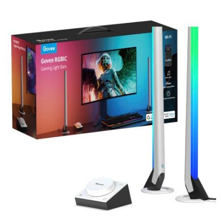 Barre luminose govee h6047 per gaming led rgbic wi-fi classe