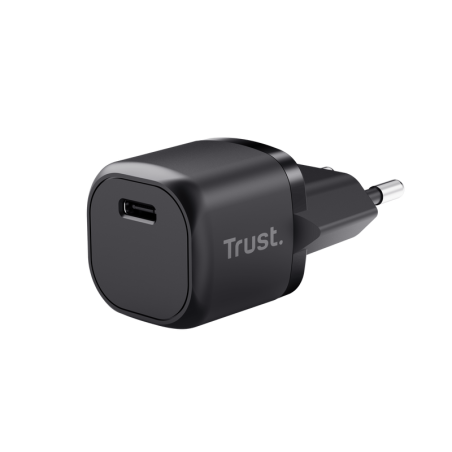 Alimentatore da rete trust usb-c 20w/3a/nero [25174]