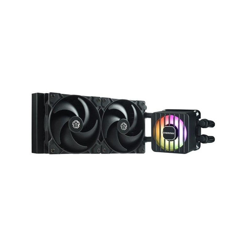 Dissipatore cpu a liquido enermax liqmaxflo sr argb 240mm nero [elc-lmf240-sf]