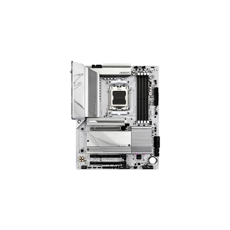 Scheda madre gigabyte b650m aorus elite ax ice am5 ddr5-sdram