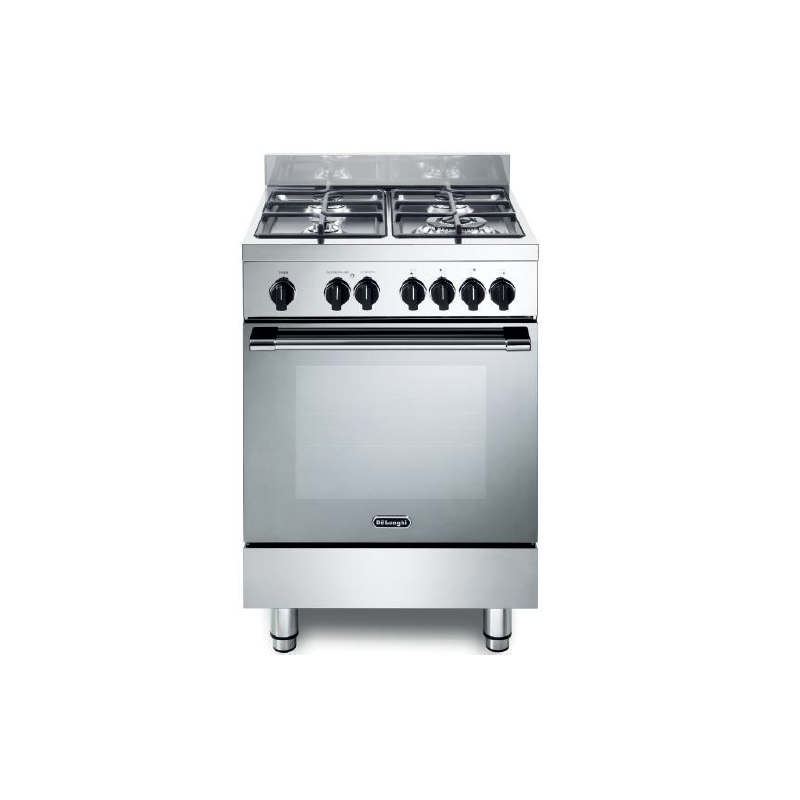 Cucina a gas de longhi gemma 66ml acciaio inox