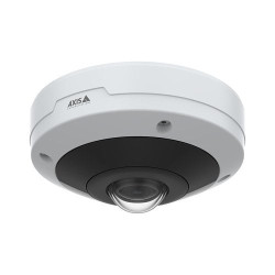 Telecamera ip axis m4318-plve 12mp dome nero/bianco [02511-001]