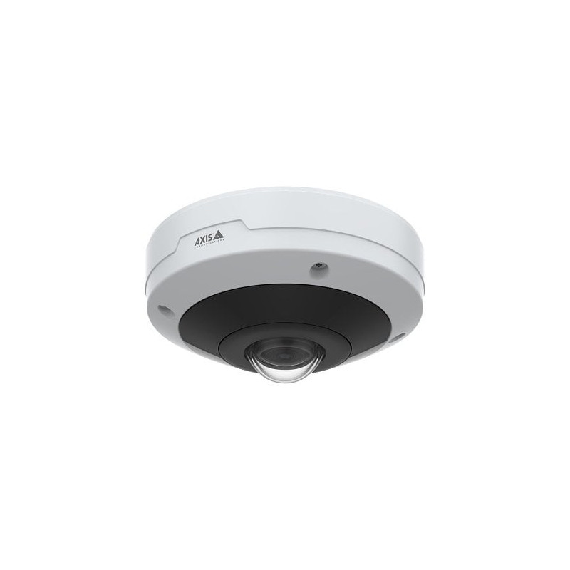 Telecamera ip axis m4318-plve 12mp dome nero/bianco [02511-001]
