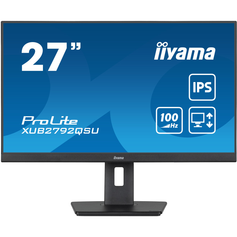 Monitor led 27" iiyama xub2792qsu-b6 full hd 2560x1440p