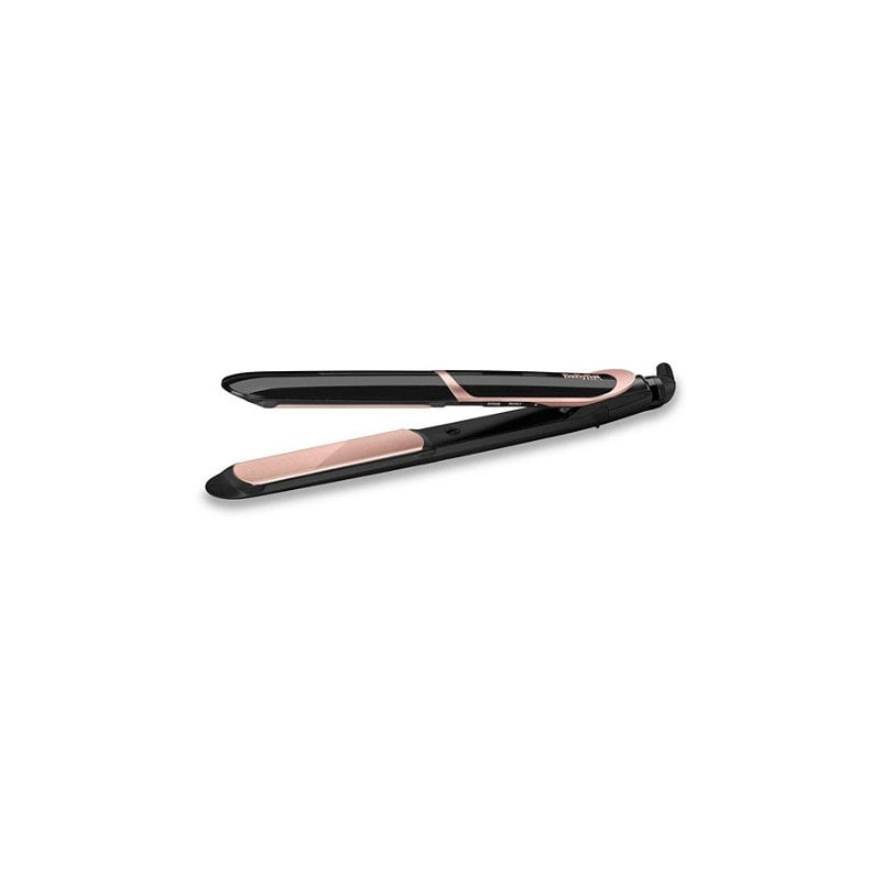 Ferro arricciacapelli babyliss super smooth 235 nero/rosa [st391e]