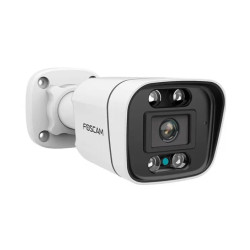 Telecamera ip foscam poe starlight 4mp bianco [v4ec]