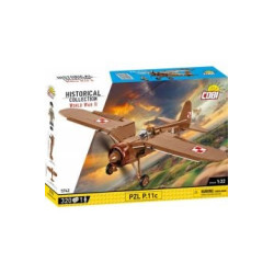 Modellino cobi klocki historical collection worls war ii pzl p.11c