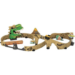 Set da gioco vtech car-board racers - dino-adventure