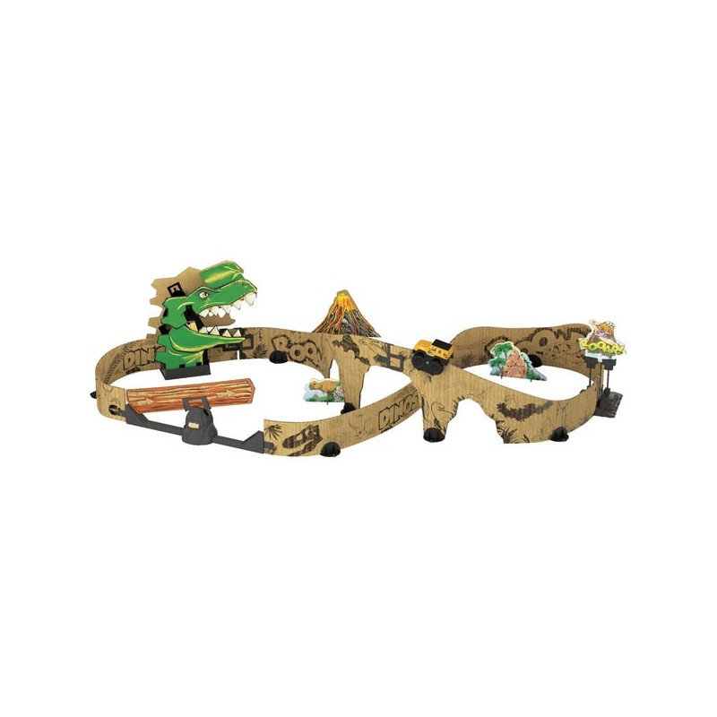 Set da gioco vtech car-board racers - dino-adventure