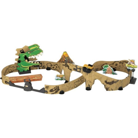 Set da gioco vtech car-board racers - dino-adventure