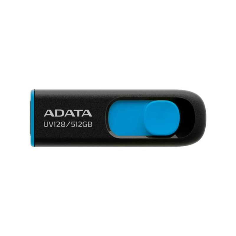 Pen drive 512gb adata uv128 usb3.2 nero/blu [sgada3512uv128b]