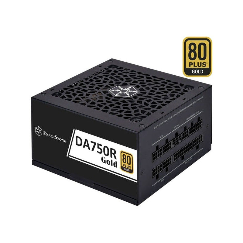 Alimentatore 750w silverstone da750r gold 1x12-pin atx3.0/4xpcie/gestione