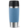 Tazza termica emsa travel mug classic 0.36l inox/blu acqua [n2021100]