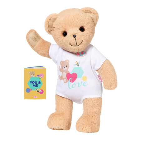 Peluche zapf creation orsetto bby bron bianco [834435]