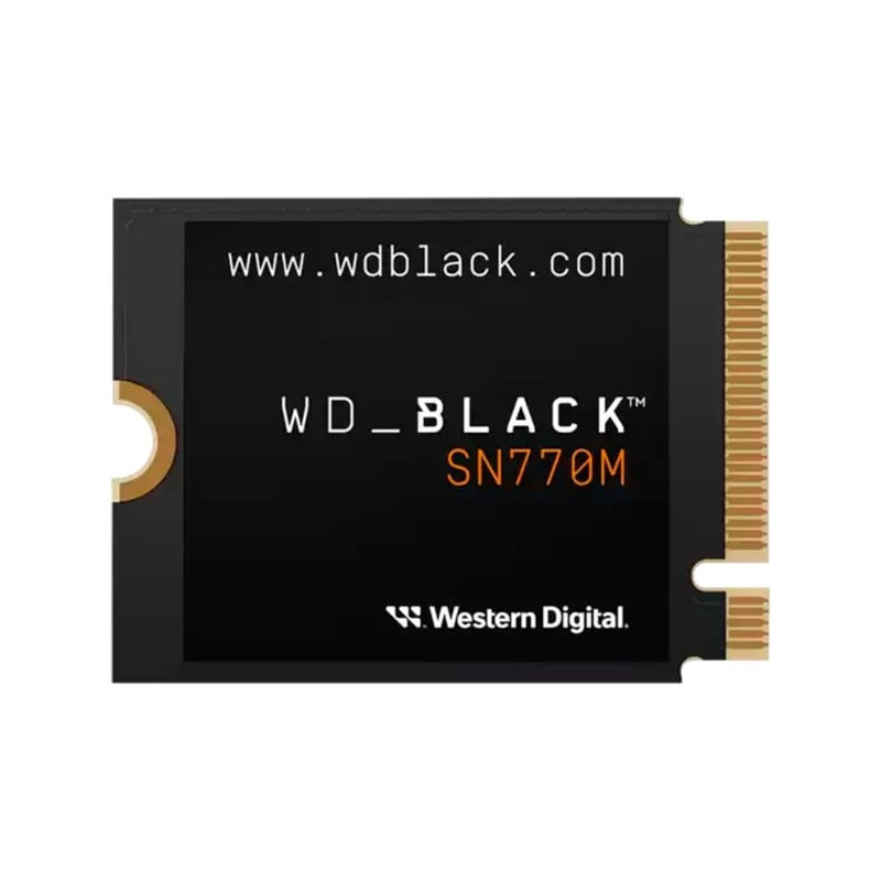 Ssd 2tb western digital sn770m m2 pcie nero [wds200t3x0g-00chy0]