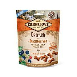 Cibo semi umido per cani carnilove fresco croccante di struzzo alle