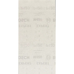 Foglio abrasivo bosch expert m480 per levigatrici rotoorbitali 115x230mm