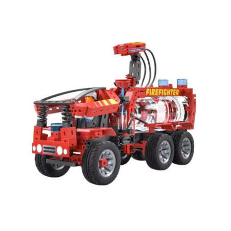 Modellino fischertechnik pompiere con funzione di estinzione [564069]