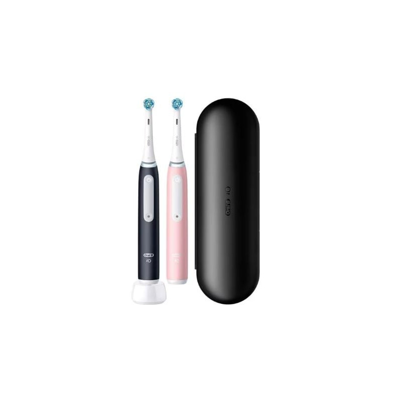 Spazzolino elettrico braun oral-b io series 3n duo rosa/nero