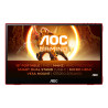 Monitor led 15.6" aoc 16g3 full hd 1920x1080p 4ms classe e rosso/nero