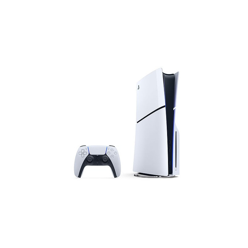 Console sony playstation 5 slim disc edition 1tb bianco/nero