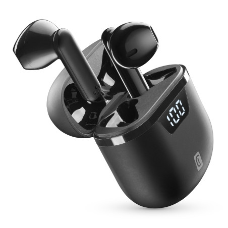 Auricolari cellularline tws con microfono bluetooth/wireless nero