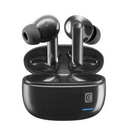 Auricolari cellularline con microfono bluetooth/wireless nero