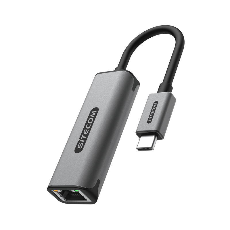 Adattatore di rete sitecom ad-1005 usb tipo c 1gbit grigio