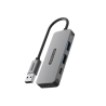Hub usb sitecom cn-5007 da usb a a 2xusb-a+2xusb-c argento/nero