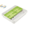 Portaposate tontarelli mixy 6+2 scomparti 31x39x7cm bianco/verde