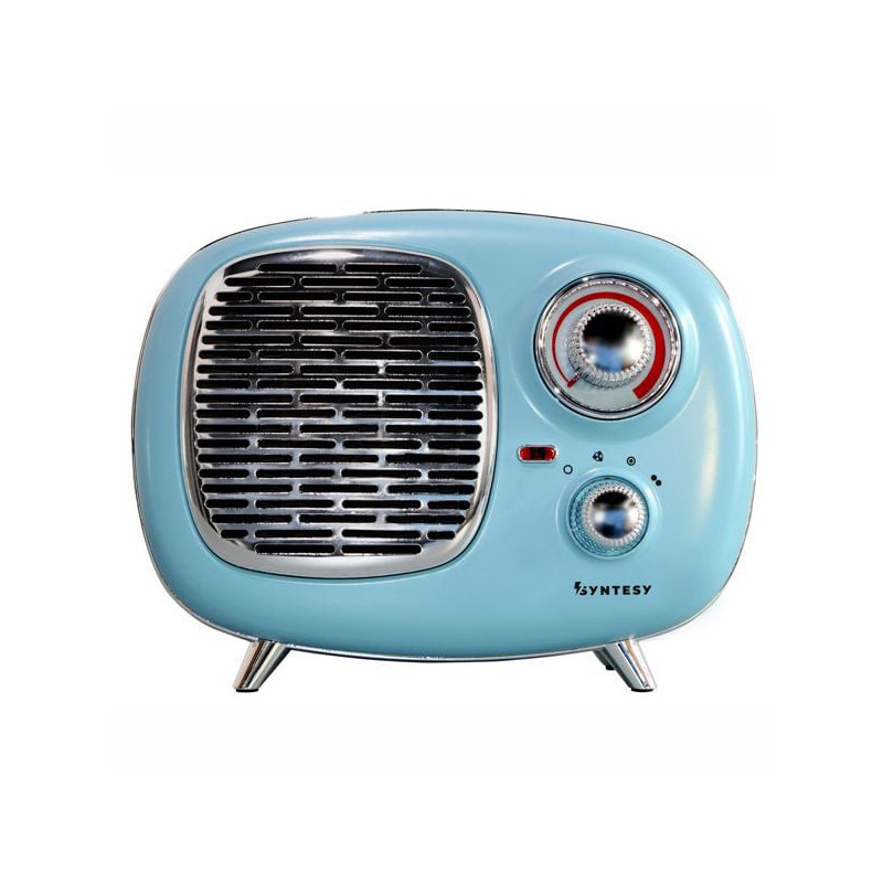 Termoventilatore syntesy 11080 radio 50 ceramico 1500w turchese [ptc-159]