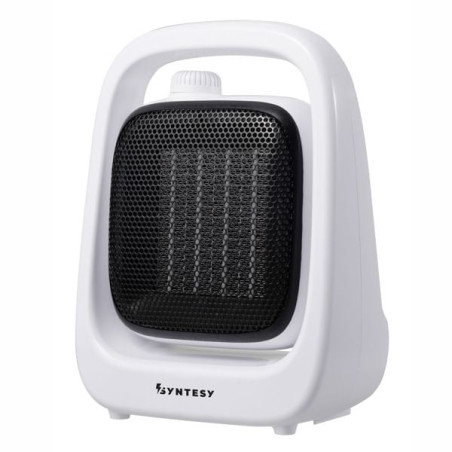 Termoventilatore syntesy 11079 tipper ceramico 1200w bianco/nero