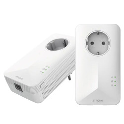 Strong powerline 1000 kit gigabit ethernet 1000mbit/s bianco 2pz